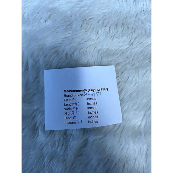 Scully Rangewear Canvas Pant Red Burgundy Women Size 33 Style# RW040 - Picture 9 of 10